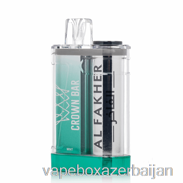 Vape Smoke Al Fakher Crown Bar Crystal 9000 Disposable Mint
